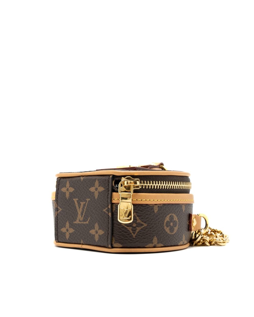 AAA Replica Louis Vuitton LV BOITE CHAPEAU MINI CHAIN BAG MONOGRAM CANVAS GHW