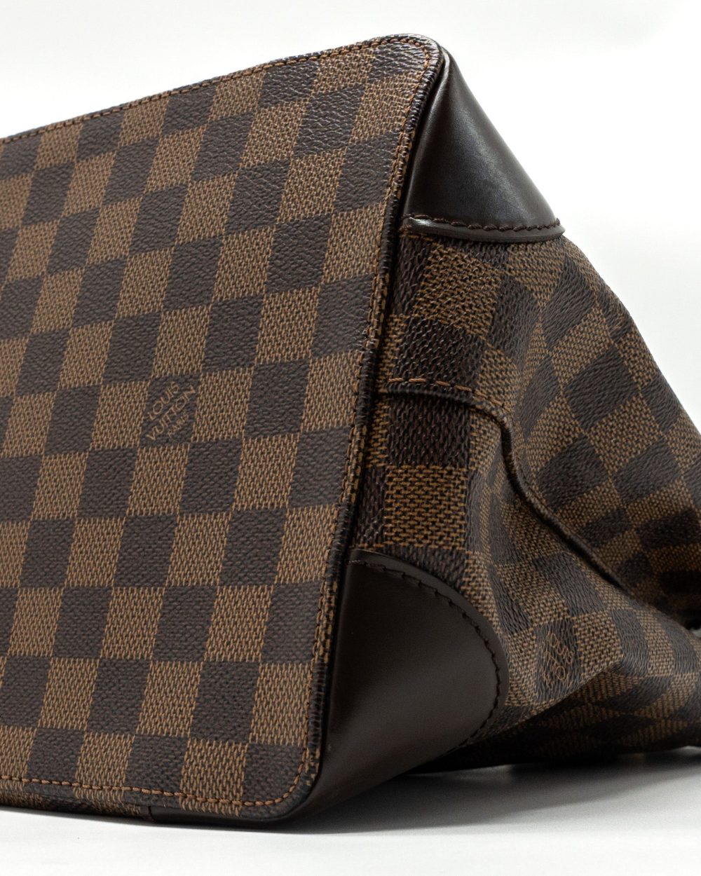 AAA Replica Louis Vuitton LV HAMSTEAD TOTE BAG DAMIER EBENE GHW
