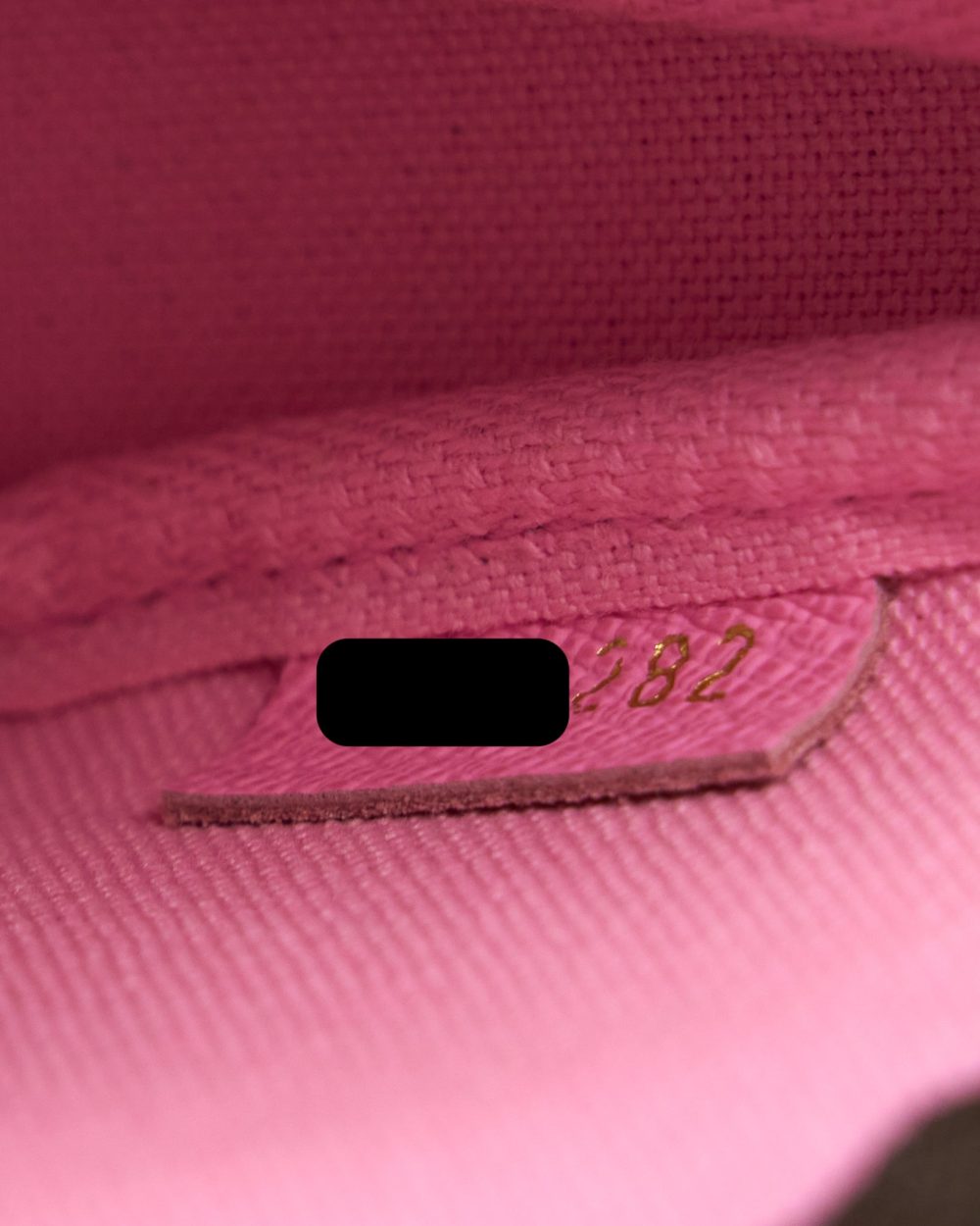 AAA Replica Louis Vuitton LV MINI POCHETTE ACCESSORIES MONOGRAM CANVAS/PINK GHW
