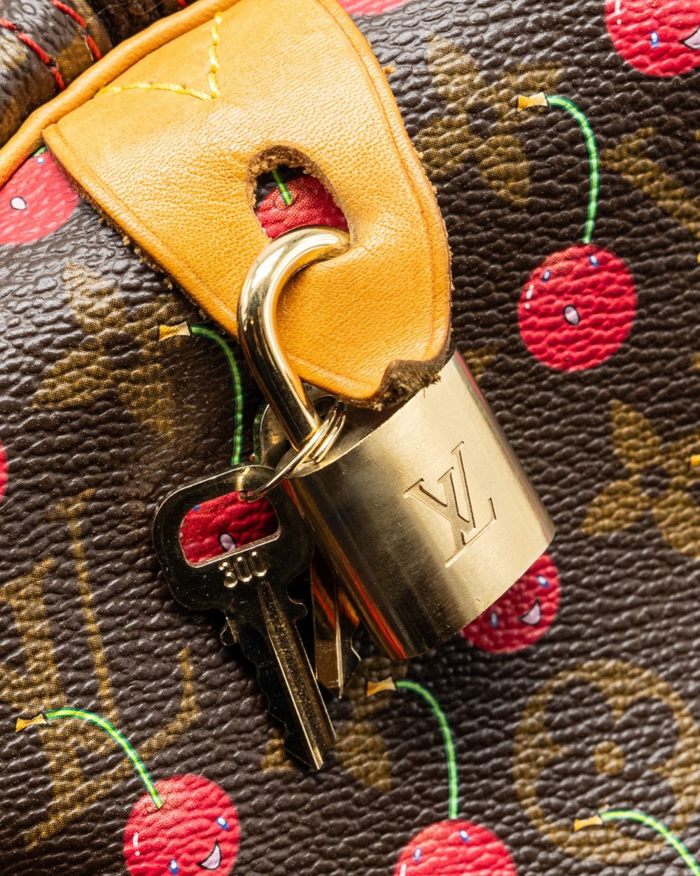 AAA Replica Louis Vuitton LV SPEEDY 25 CHERRY BLOSSOM MONOGRAM CANVAS GHW