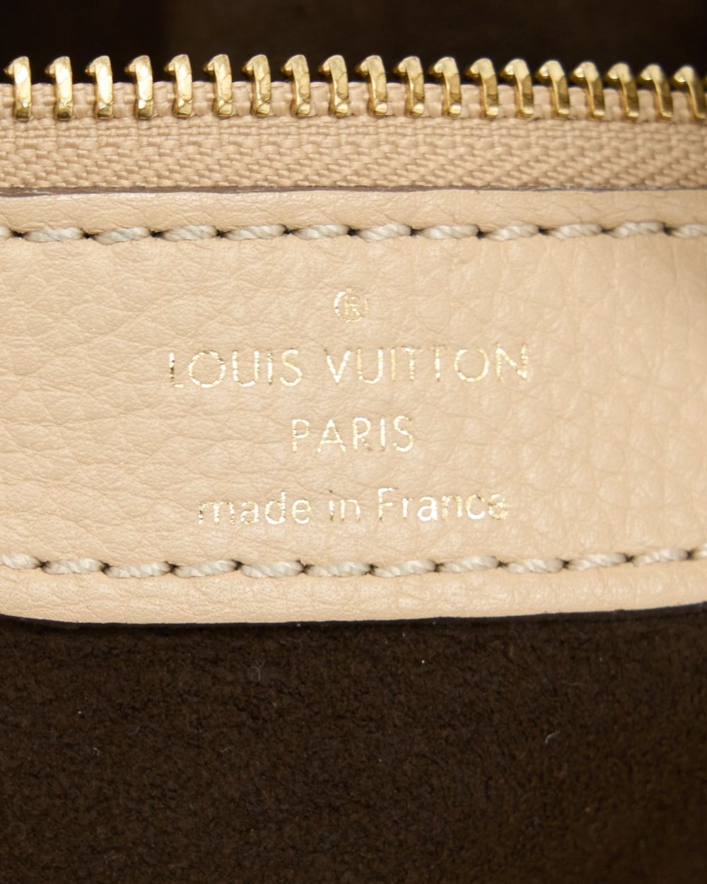 AAA Replica Louis Vuitton LV MAHINA HINA SHOULDER BAG BEIGE GHW