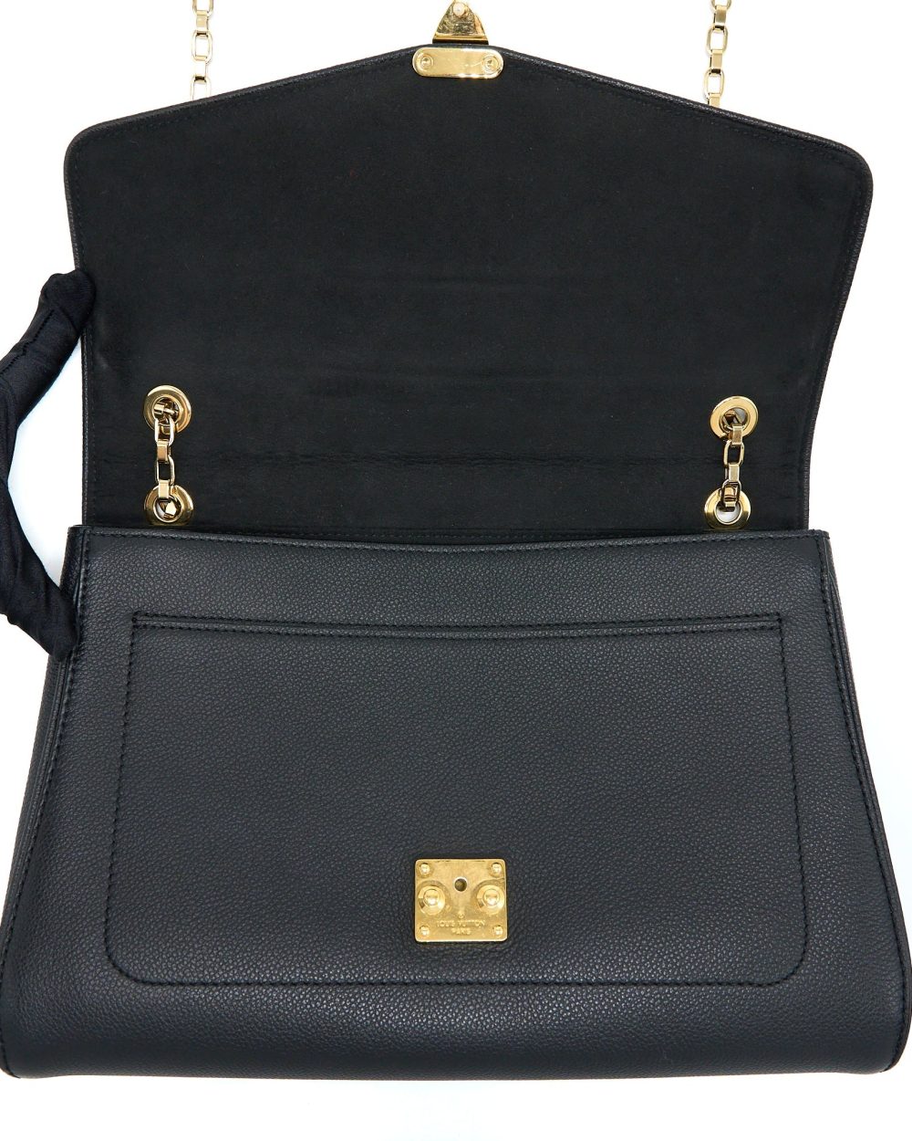 AAA Replica Louis Vuitton LV SAINT GERMAIN CHAIN EMPREINTE BLACK GHW