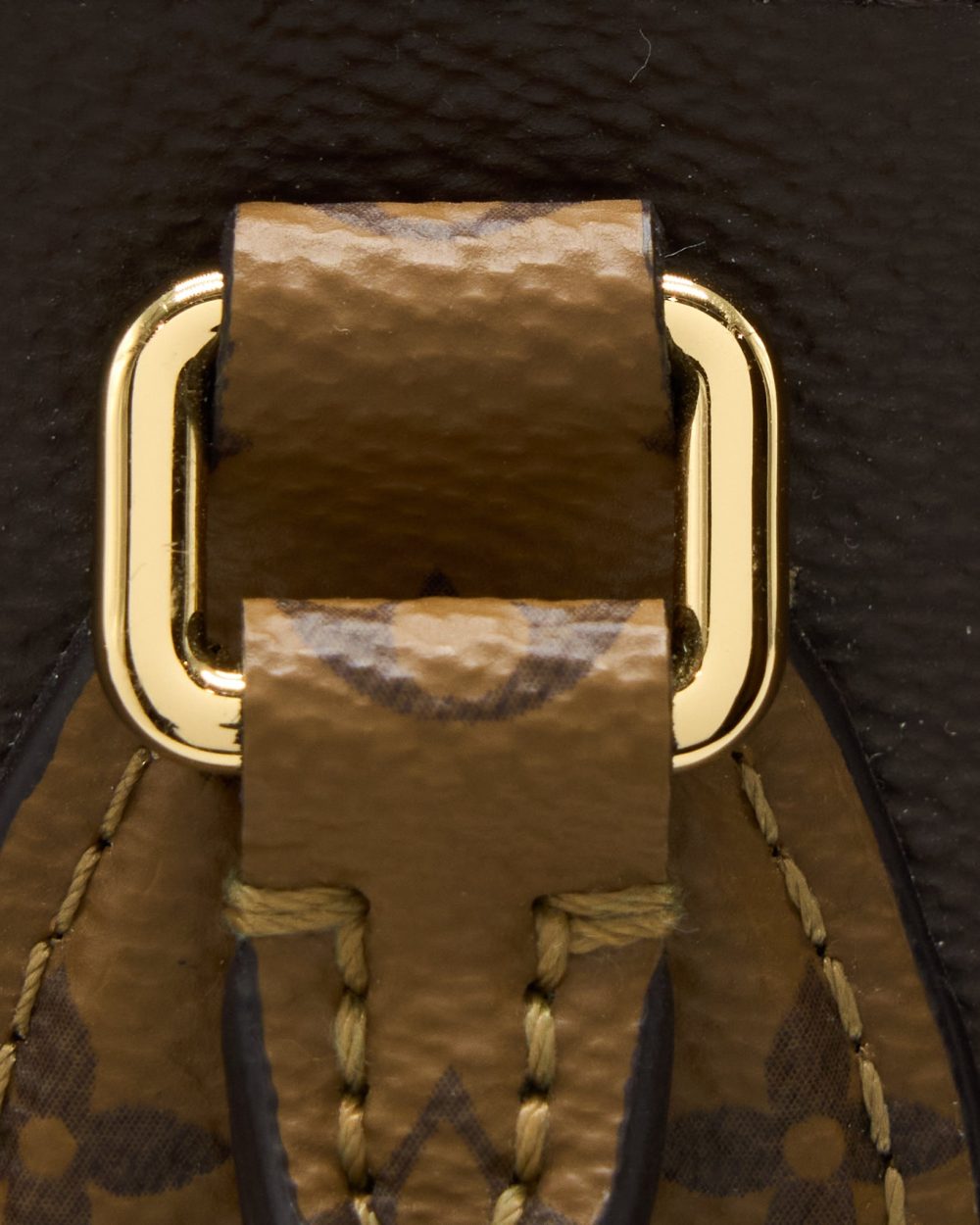 AAA Replica Louis Vuitton LV ON THE GO MM MONOGRAM COATED MONOGRAM REVERSE CANVAS GHW
