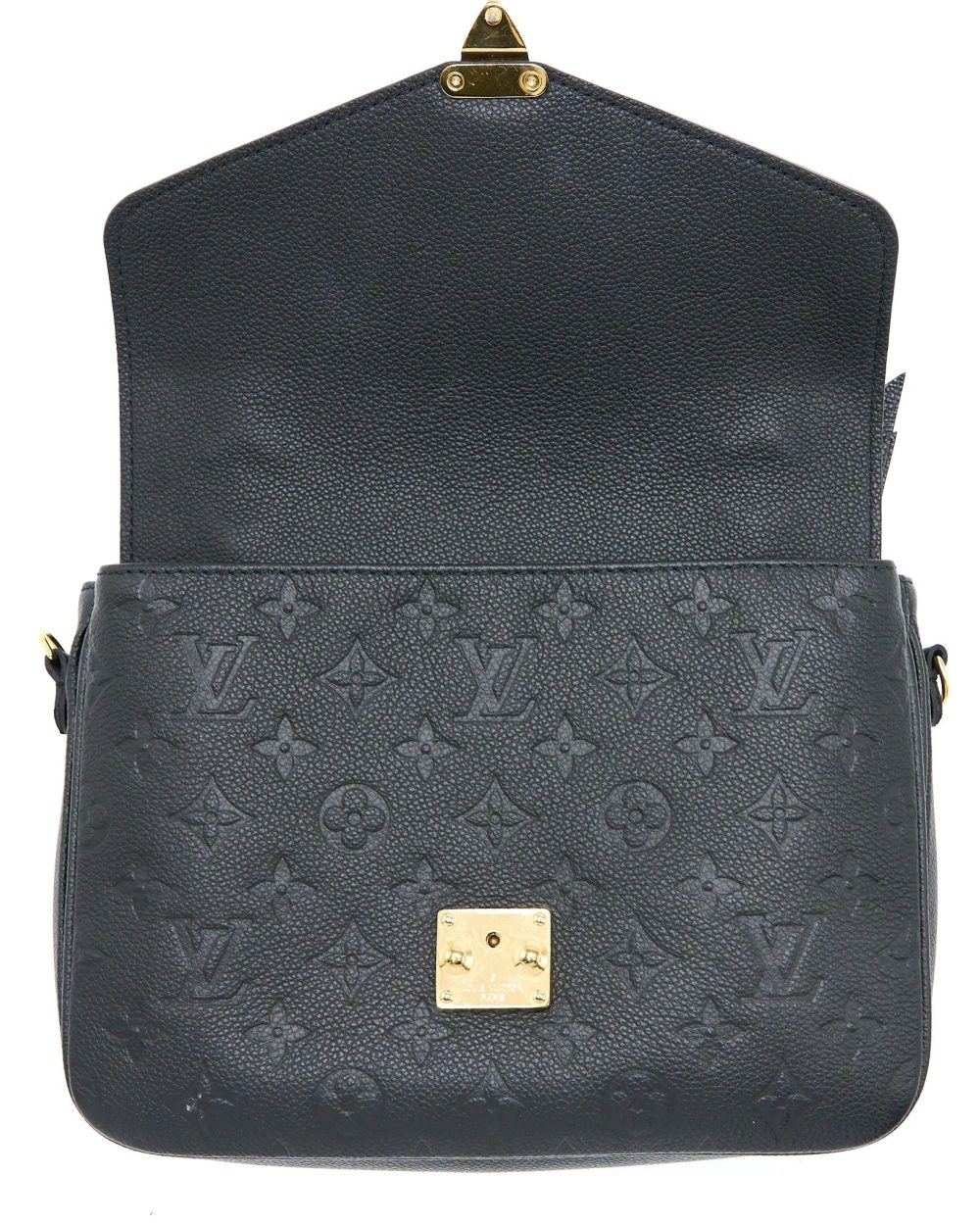 AAA Replica Louis Vuitton LV POCHETTE METIS MONOGRAM EMPRIENTE BLACK GHW