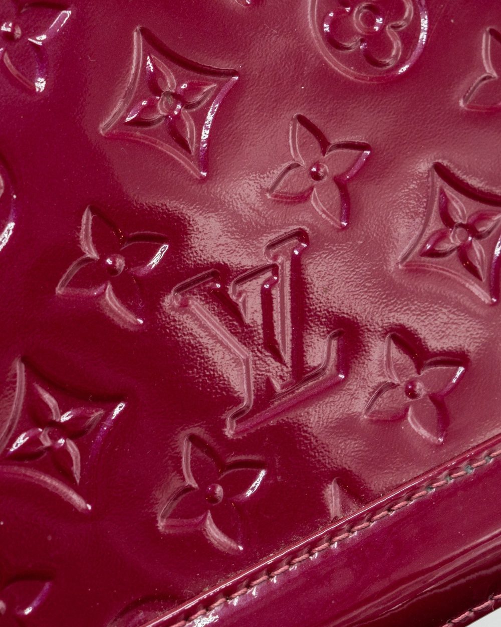 AAA Replica Louis Vuitton LV ALMA BB PATENT LEATHER INDIAN ROSE GHW