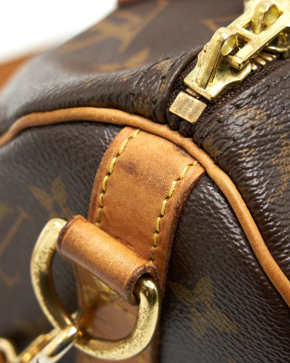 AAA Replica Louis Vuitton LV SPEEDY25 WITH STRAP MONOGRAM CANVAS