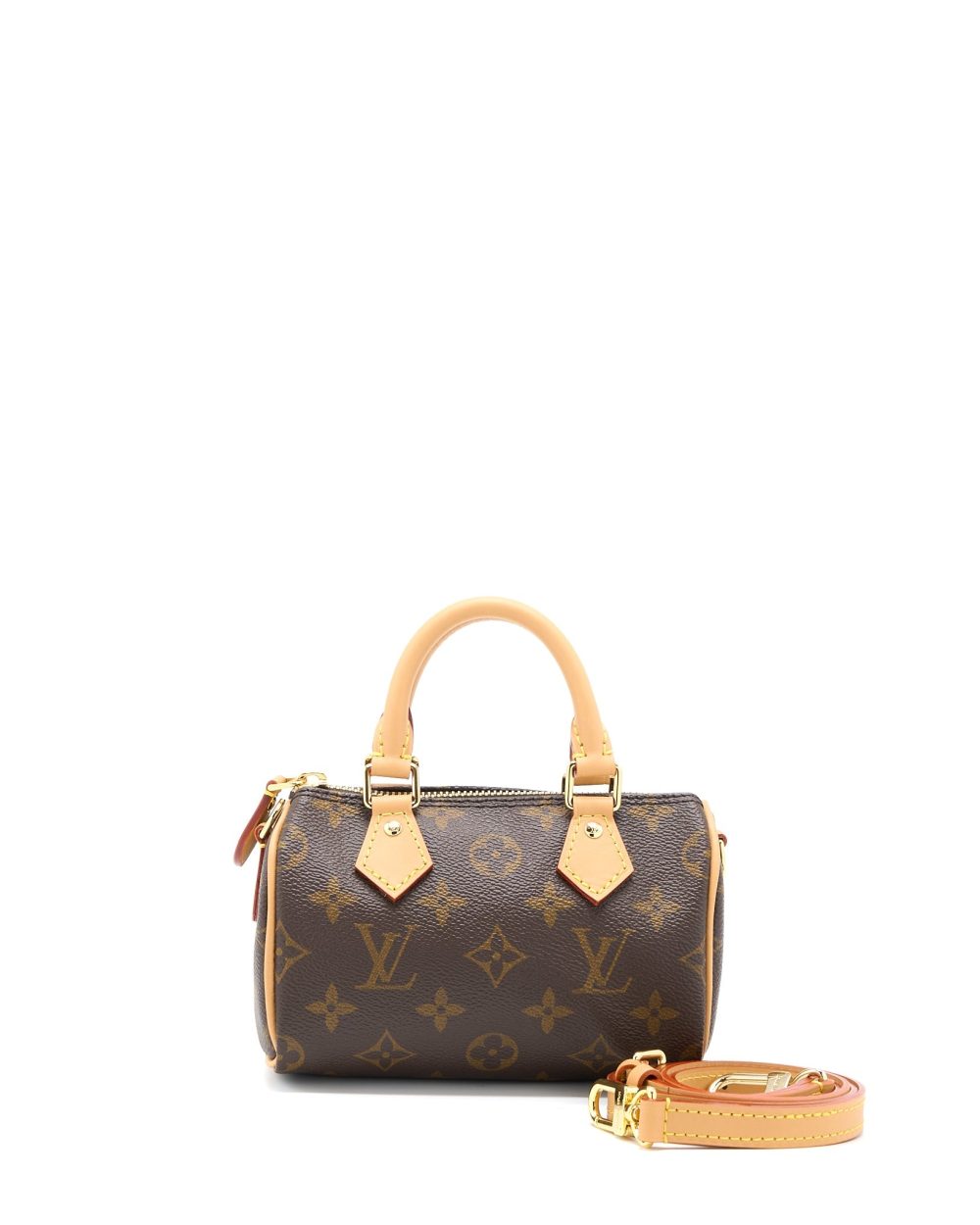 AAA Replica Louis Vuitton LV NANO SPEEDY NEW VERSION MONOGRAM CANVAS GHW