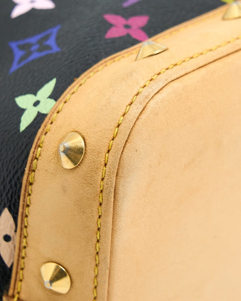 AAA Replica Louis Vuitton LV ALMA BAG MONOGRAM CANVAS MULTICOLOUR/ BLACK GHW
