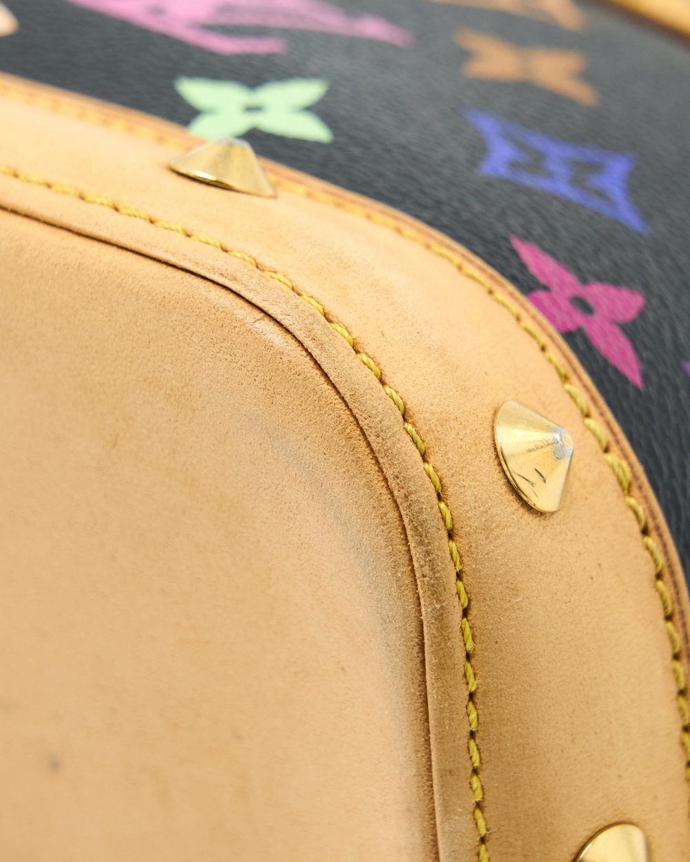 AAA Replica Louis Vuitton LV ALMA BAG MONOGRAM CANVAS MULTICOLOUR/ BLACK GHW