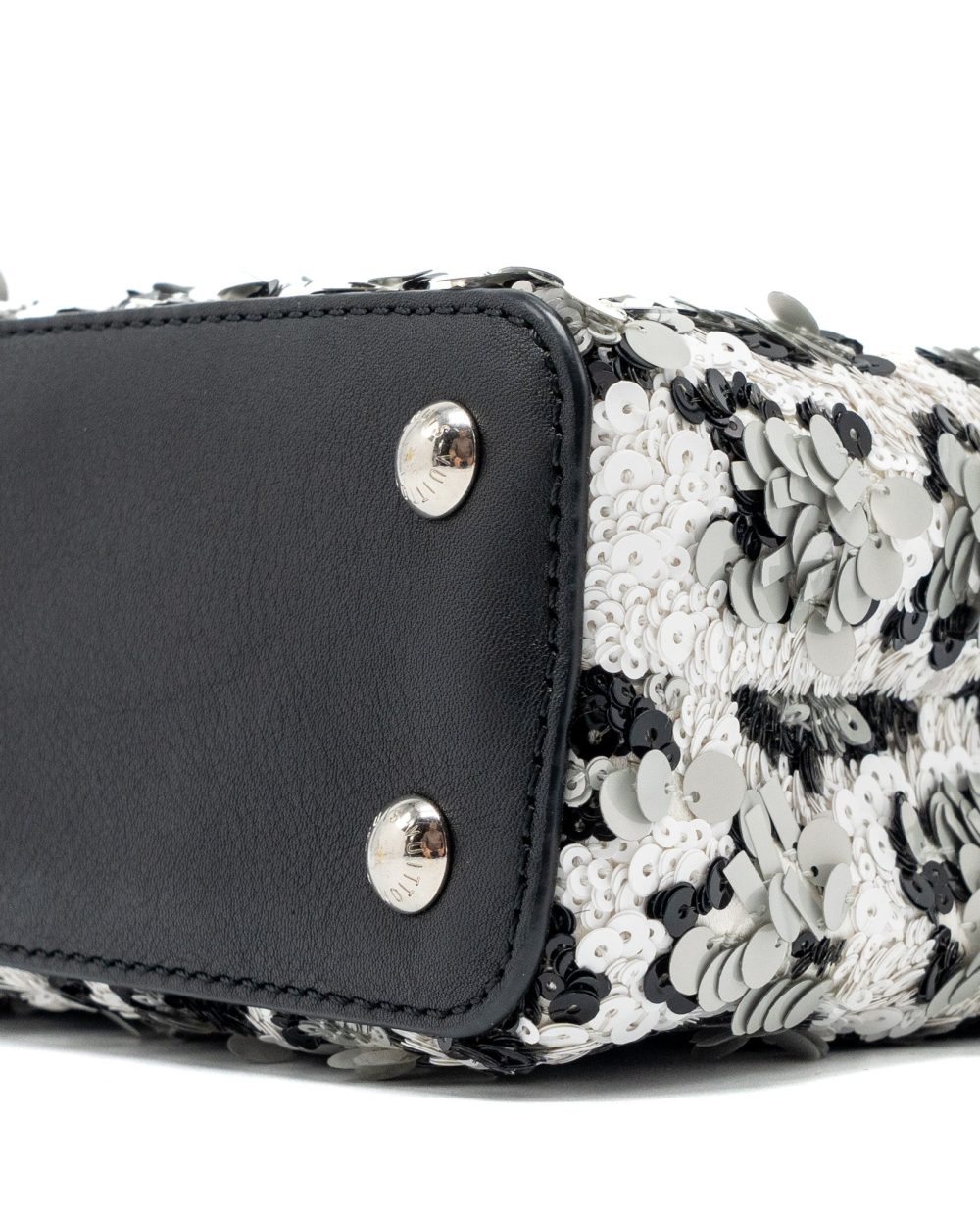 AAA Replica Louis Vuitton LV CAPUCINES MINI LIMITED EDITION SUQUIN / LEATHER MULTICOLOUR BLACK SHW