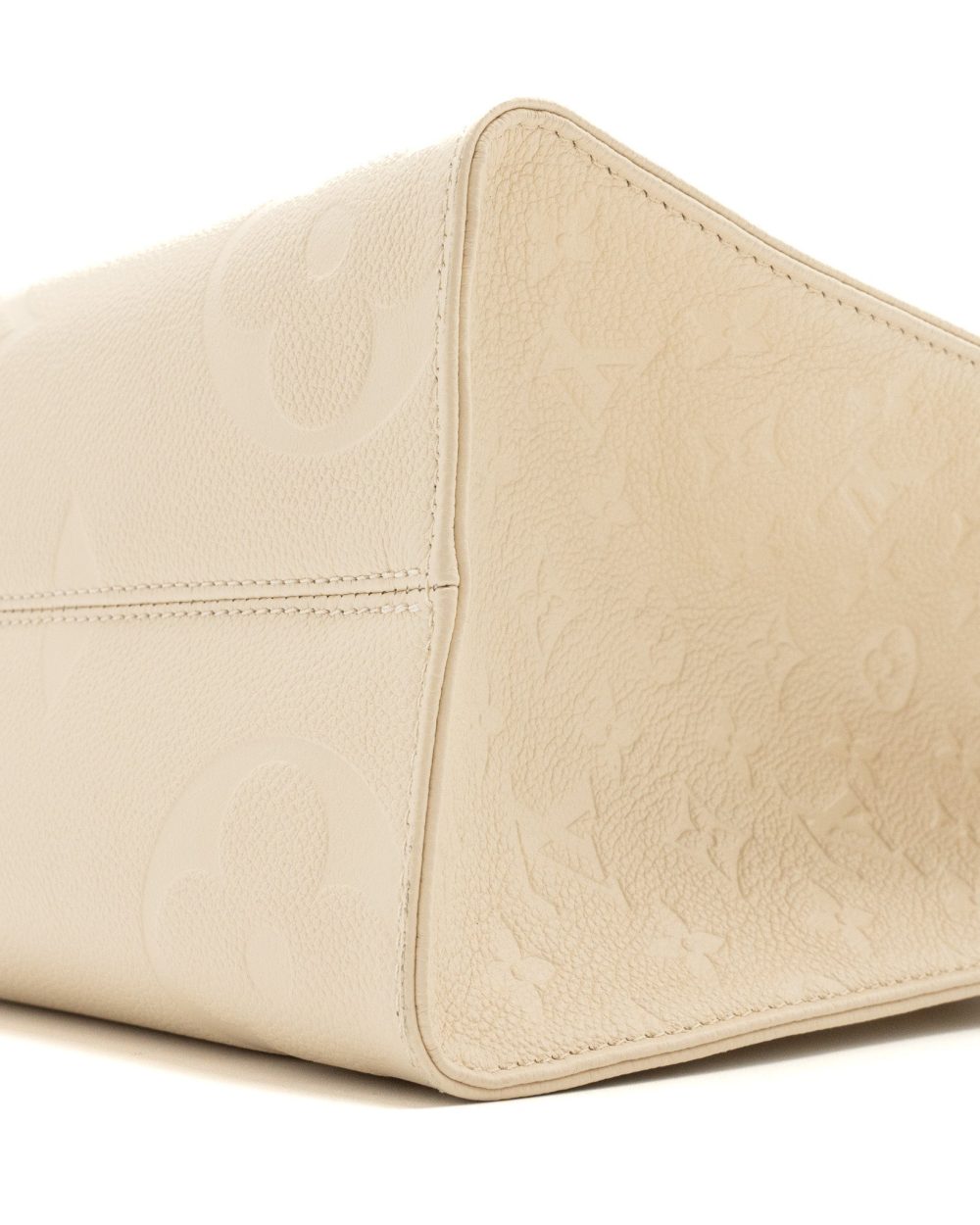 AAA Replica Louis Vuitton LV ONTHEGO MM EMPREINTE LEATHER WHITE GHW (NEW VERSION)