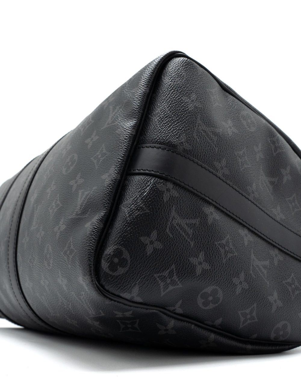 AAA Replica Louis Vuitton LV Keepall Bandoulière 45 Monogram Eclipse Canvas SHW