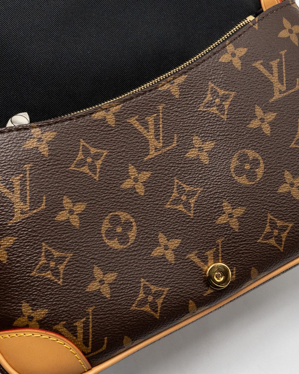 AAA Replica Louis Vuitton LV DIANE BAG WITH JACQUARD STRAP MONOGRAM CANVAS GHW