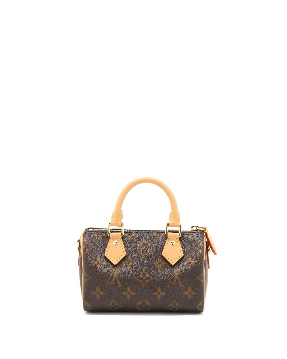 AAA Replica Louis Vuitton LV NEW VERSION NANO SPEEDY MONOGRAM CANVAS GHW