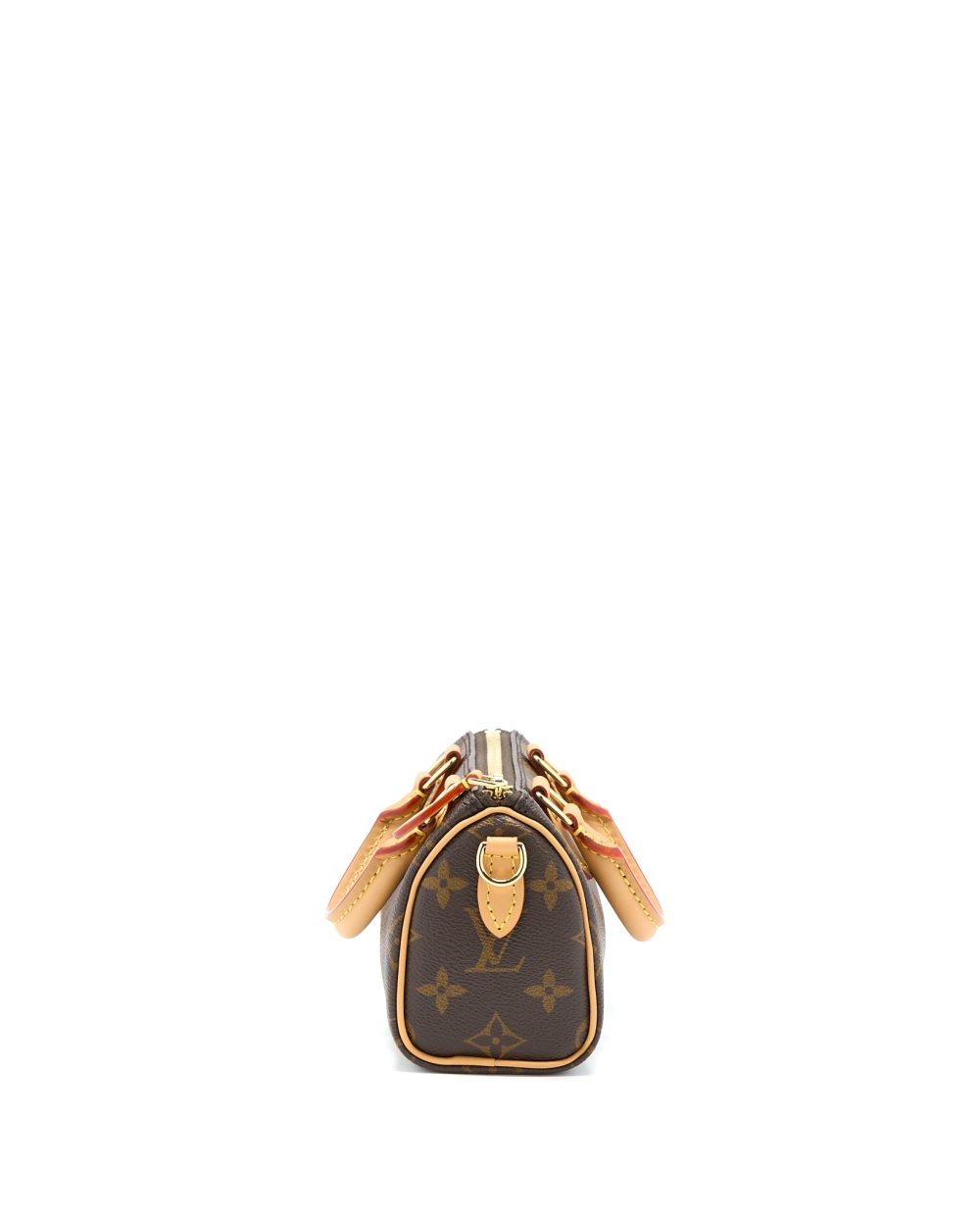AAA Replica Louis Vuitton LV NEW VERSION NANO SPEEDY MONOGRAM CANVAS GHW