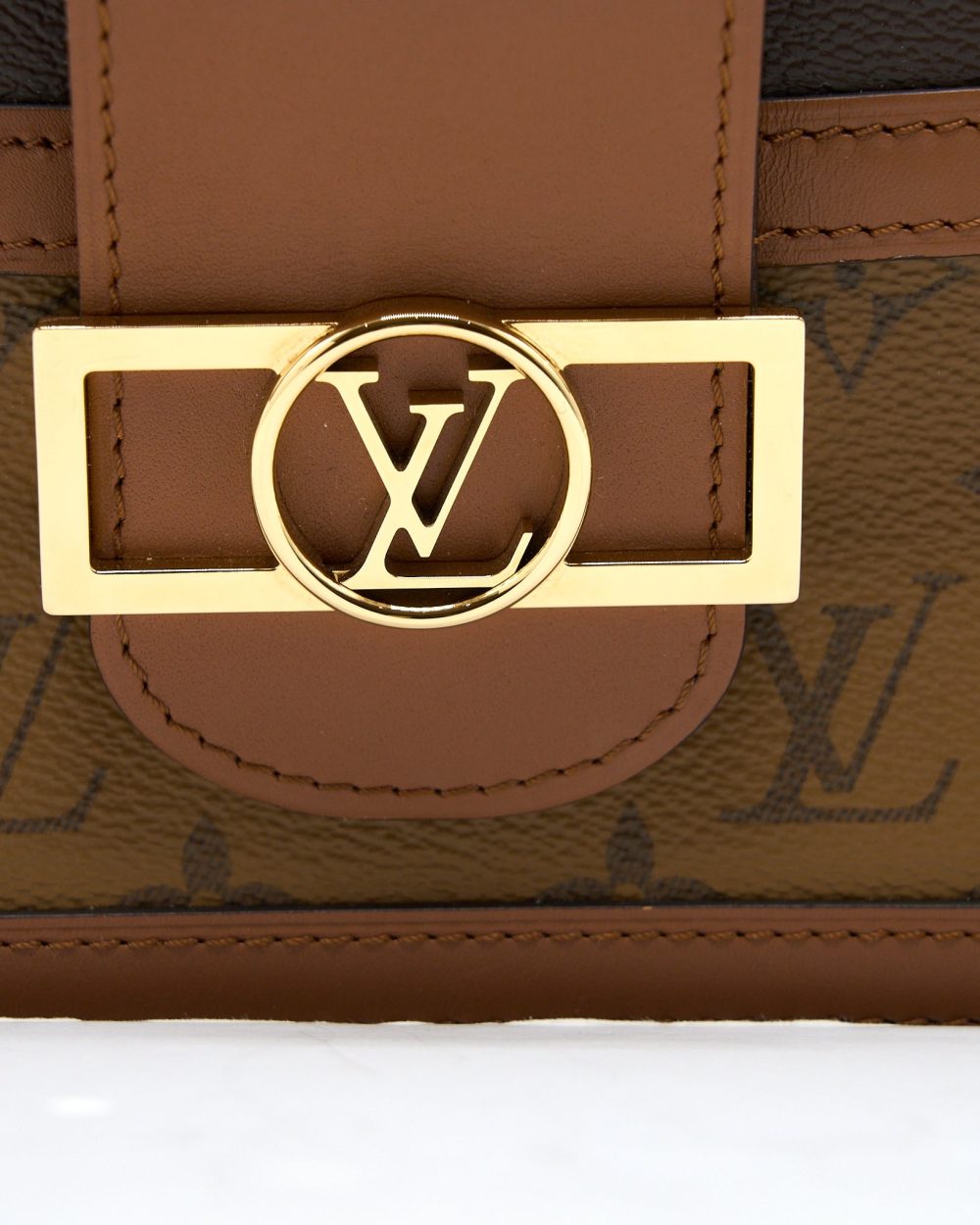 AAA Replica Louis Vuitton LV DAUPHINE MM MONOGRAM CANVAS GHW
