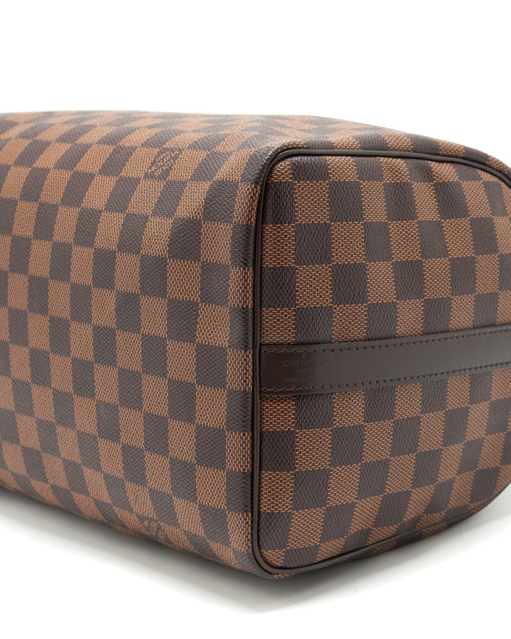 AAA Replica Louis Vuitton LV SPEEDY 30 DAMIER EBENE GHW