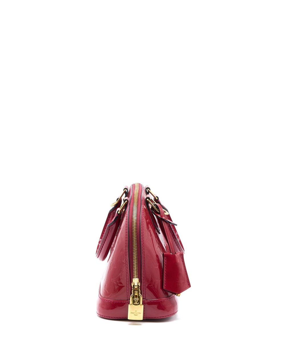 AAA Replica Louis Vuitton LV ALMA BB VERNIS ROSE INDIAN GHW