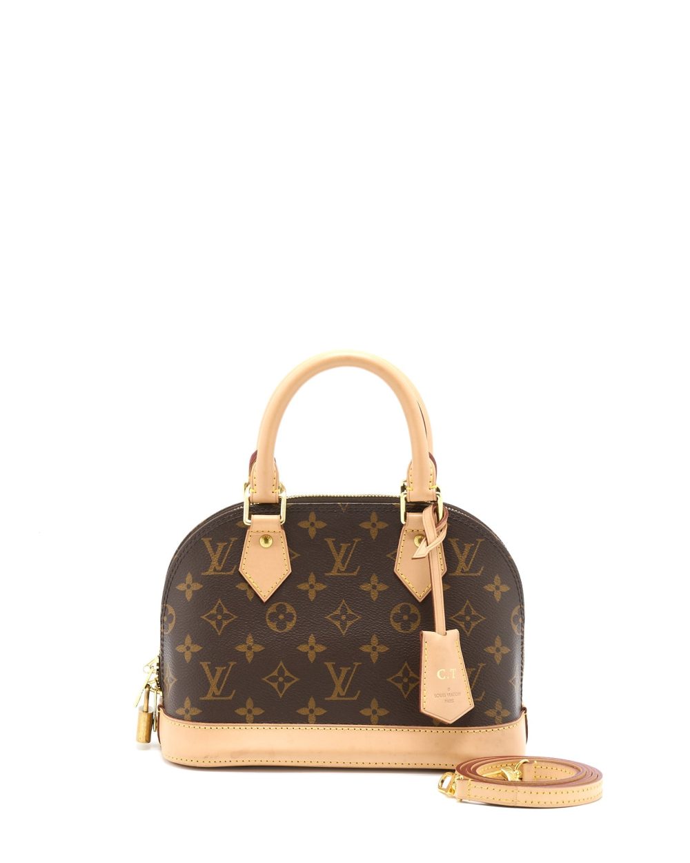 AAA Replica Louis Vuitton LV ALMA BB MONOGRAM CANVAS GHW