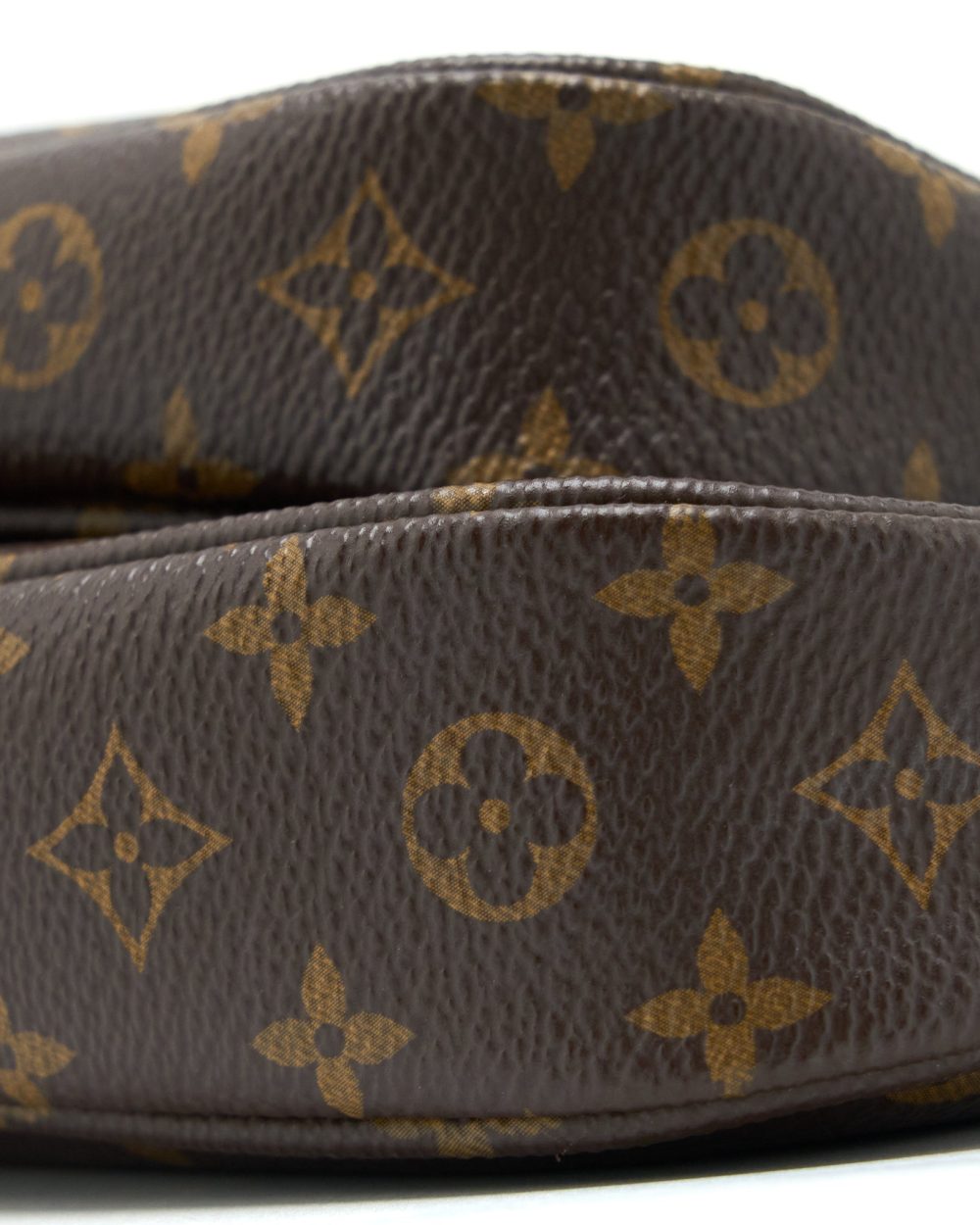AAA Replica Louis Vuitton LV MULTI POCHETTE ACCESSORIES MONOGRAM CANVAS WITH KHAKI STRAP GHW