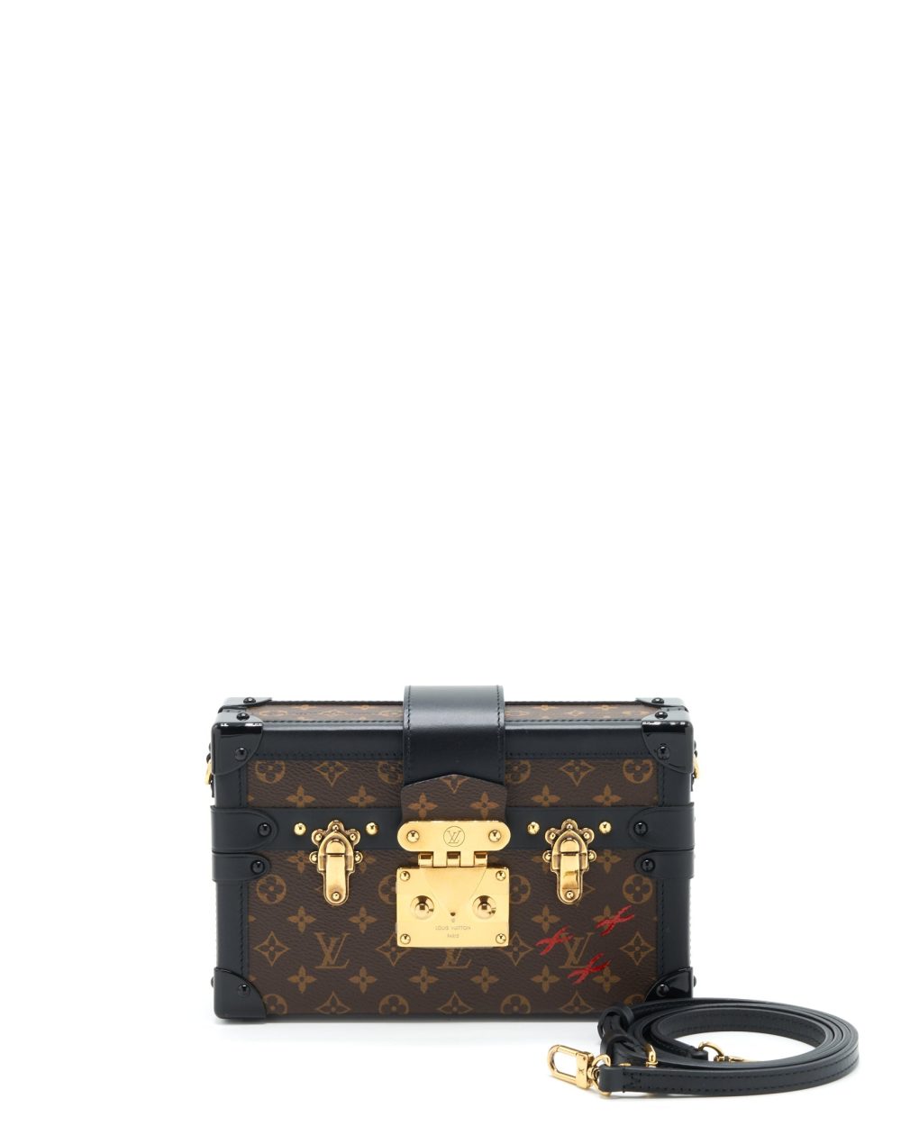 AAA Replica Louis Vuitton LV PETITE MALLE MONOGRAM CANVAS AND LEATHER GHW