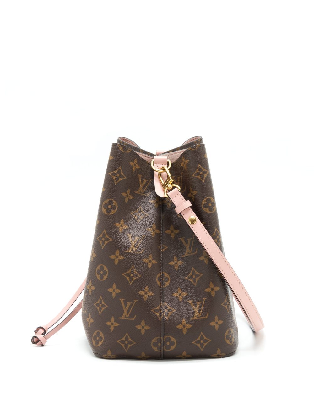 AAA Replica Louis Vuitton LV NEONOE MONOGRAM CANVAS PINK STRAP YEAR 2017