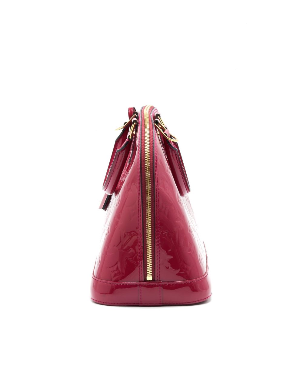 AAA Replica Louis Vuitton LV ALMA PM PATENT LEATHER INDIAN ROSE