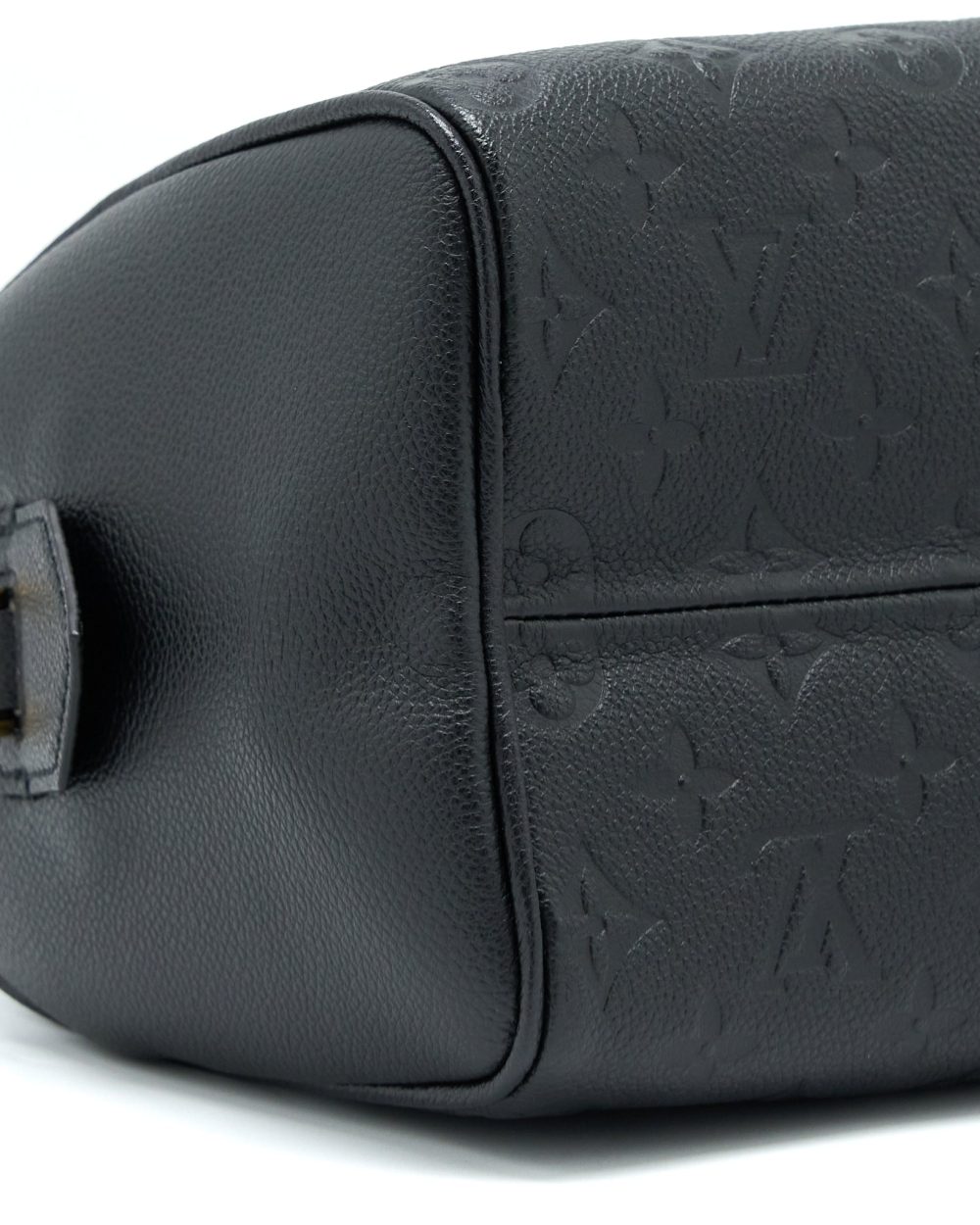 AAA Replica Louis Vuitton LV SPEEDY 25 BANDOULIERE MONOGRAM EMPREINTE BLACK GHW