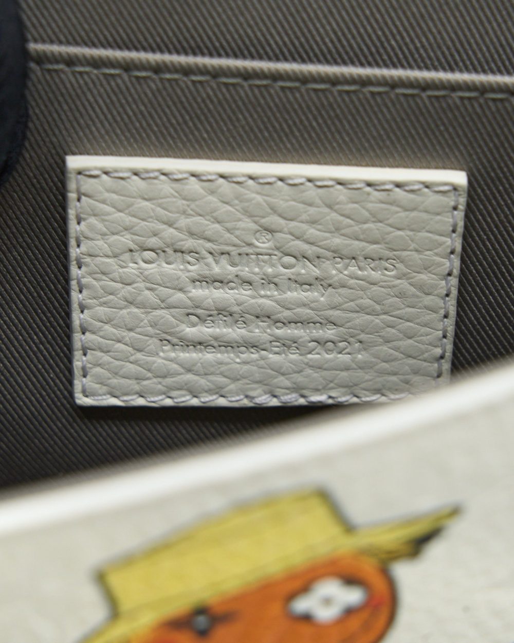 AAA Replica Louis Vuitton LV SCARECROW PRINTED FLAP BAG CALFSKIN WHITE WITH WHITE HARDWARE