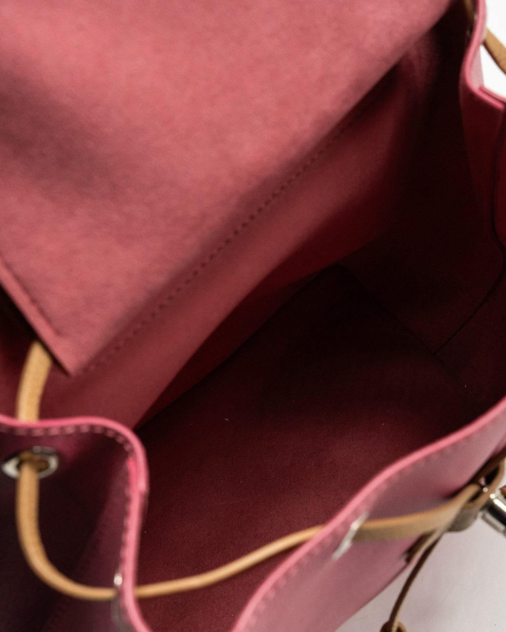 AAA Replica Louis Vuitton LV LOCKME BACKPACK CALFSKIN PINK/BEIGE SHW