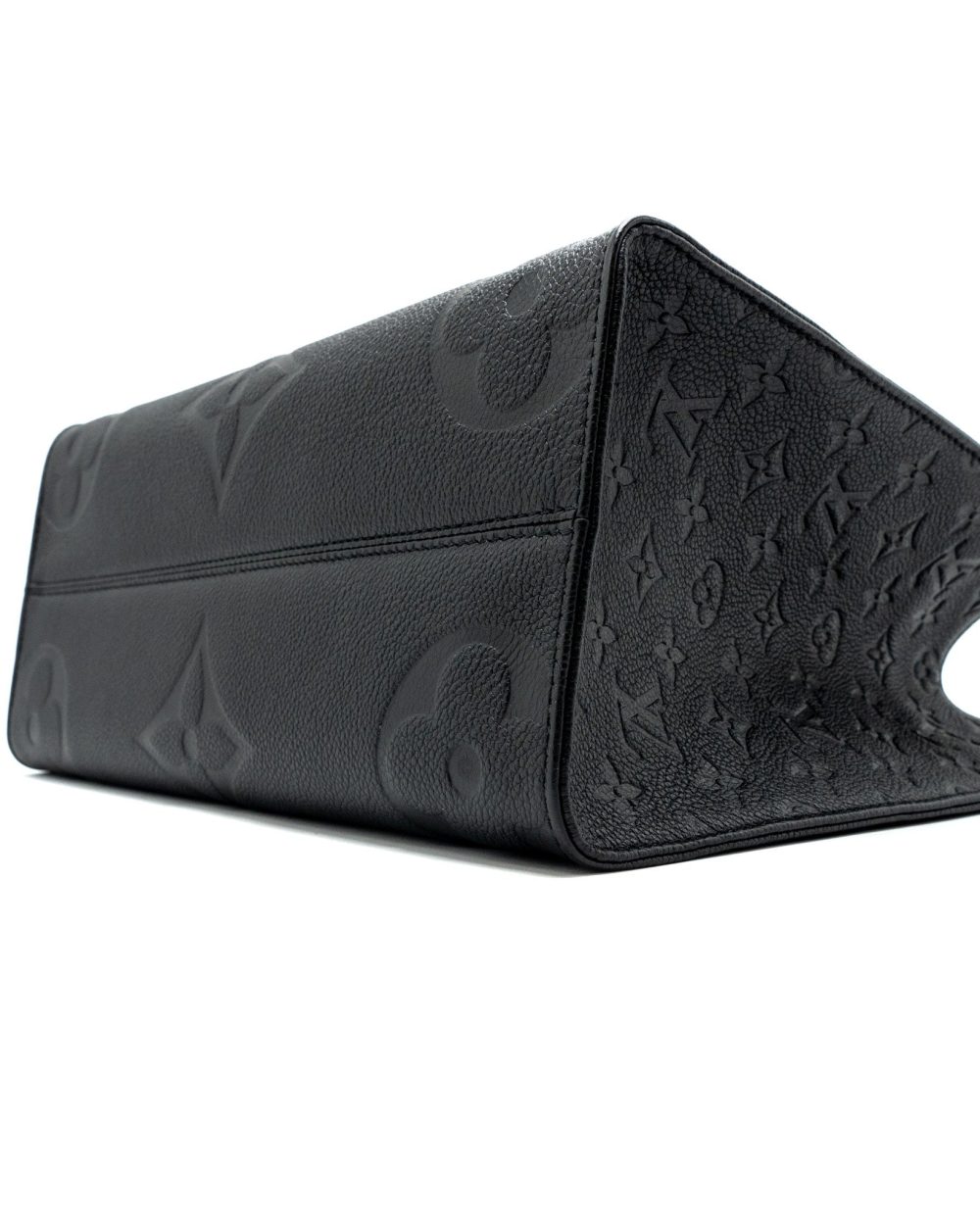 AAA Replica Louis Vuitton LV ONTHEGO MM MONOGRAM EMPRENITE BLACK GHW (NEW VERSION)