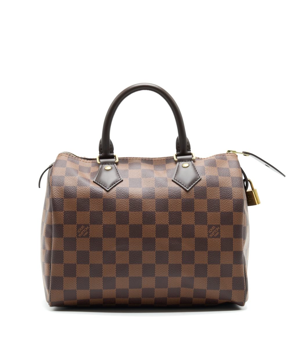 AAA Replica Louis Vuitton LV SPEEDY 25 DAMIER EBENE CANVAS