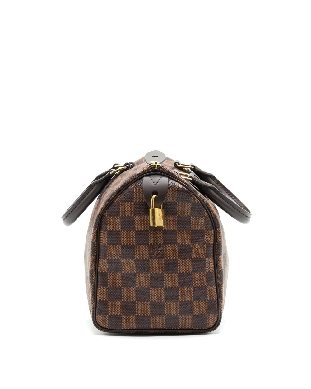 AAA Replica Louis Vuitton LV SPEEDY 25 DAMIER EBENE CANVAS