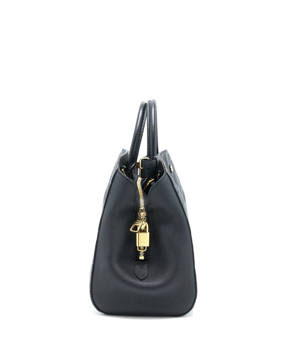 AAA Replica Louis Vuitton LV MONTAIGNE MM MONOGRAM EMPREINTE BLACK GHW