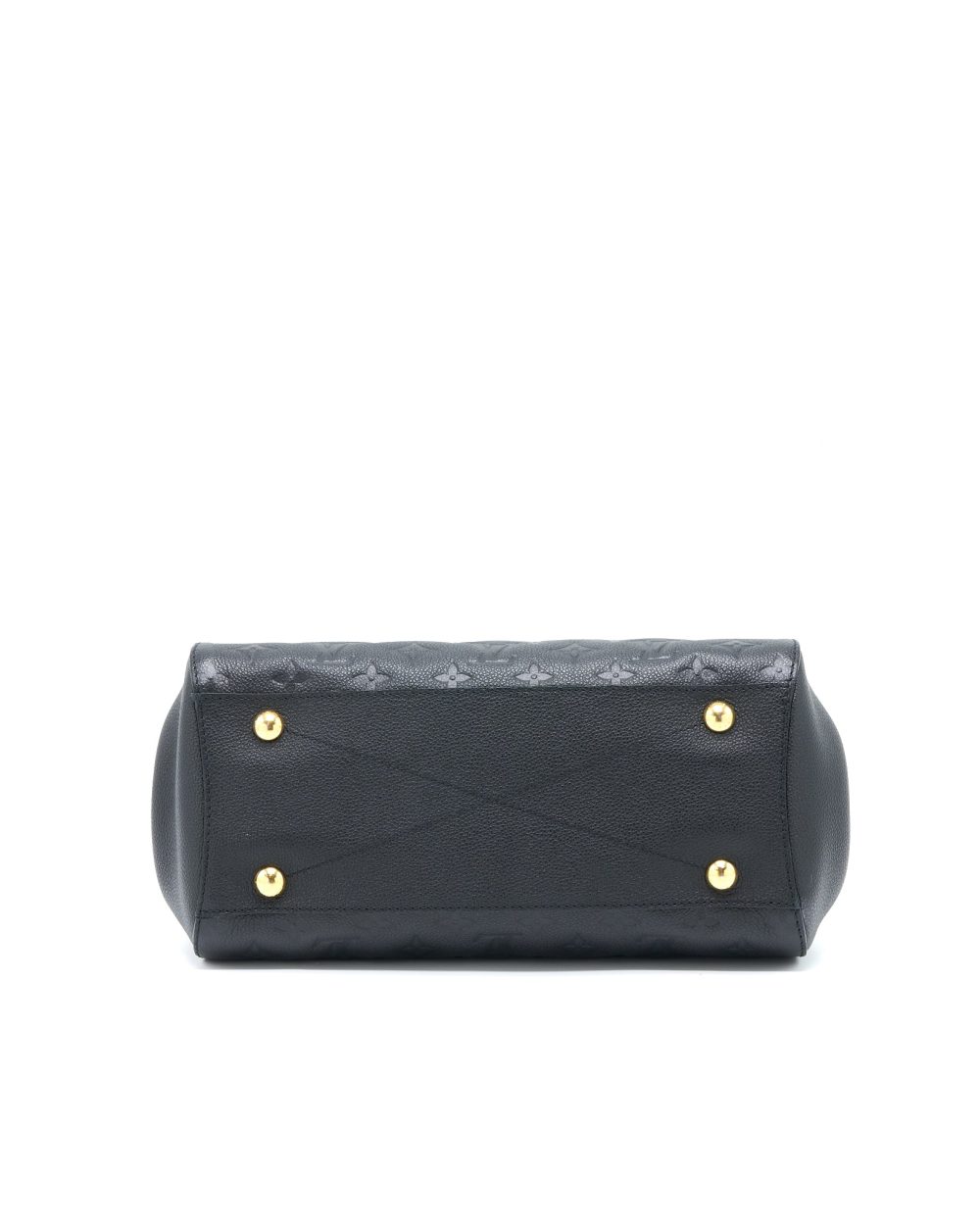 AAA Replica Louis Vuitton LV MONTAIGNE MM MONOGRAM EMPREINTE BLACK GHW