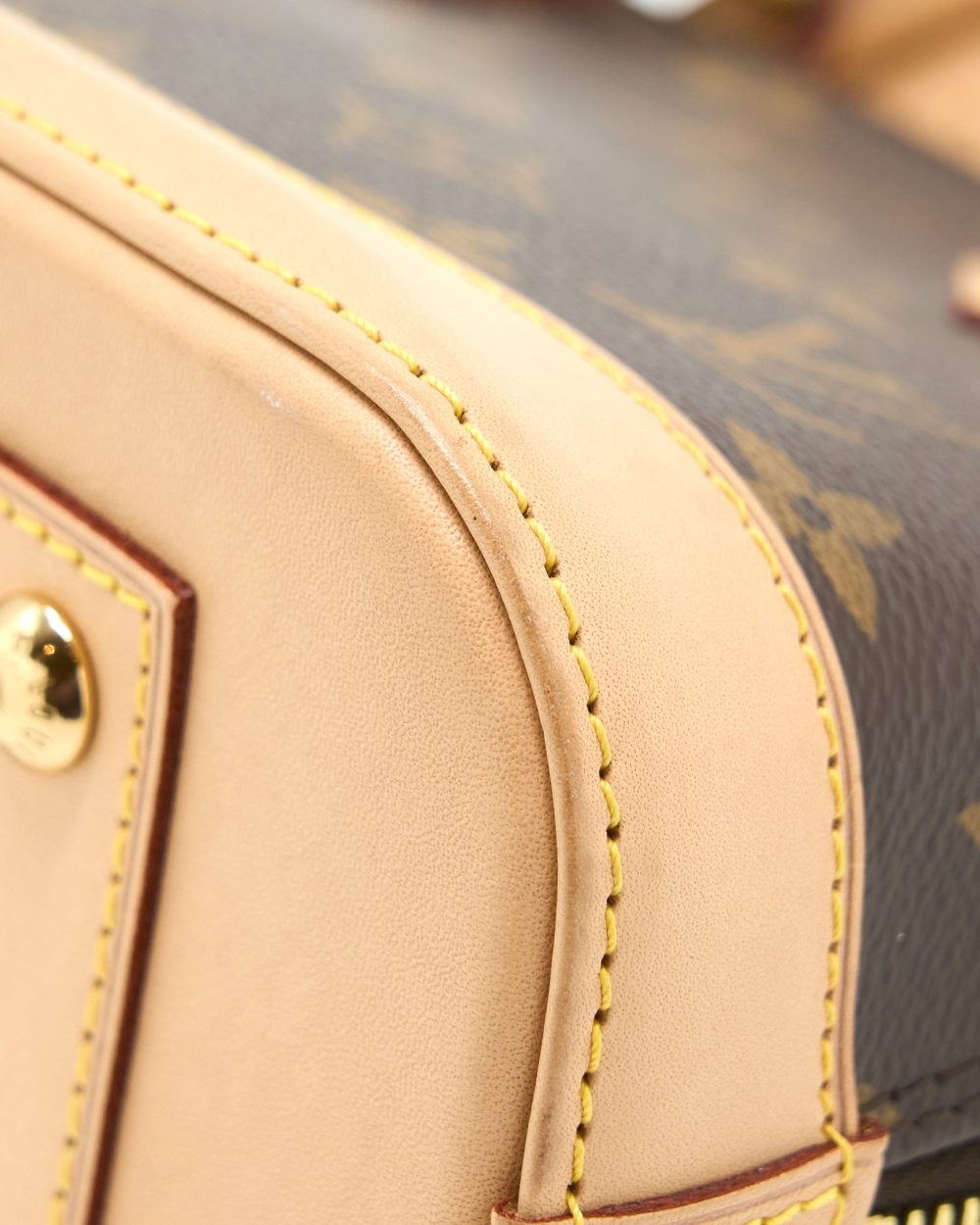 AAA Replica Louis Vuitton LV ALMA BB MONOGRAM CANVAS GHW