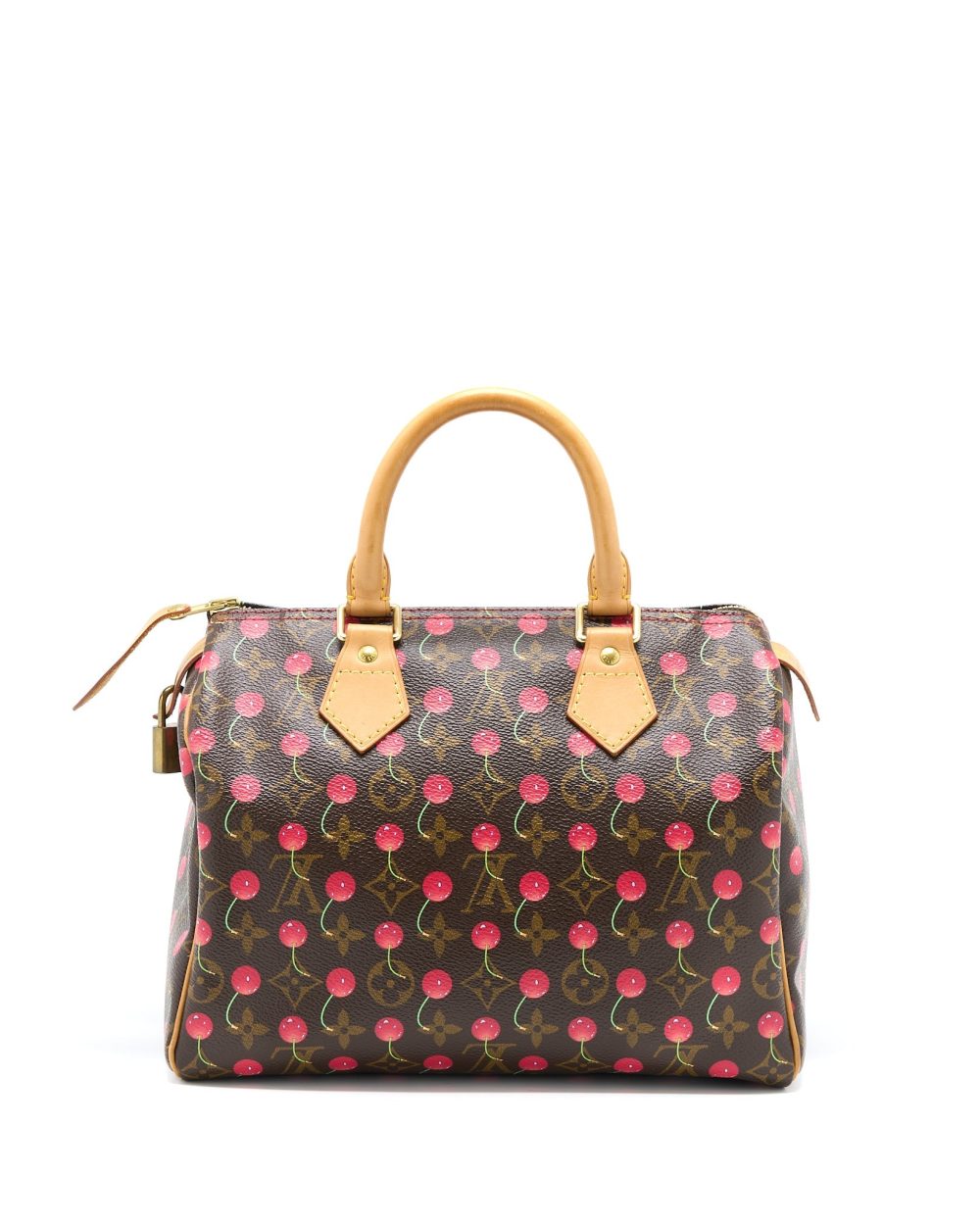 AAA Replica Louis Vuitton LV SPEEDY 25 CHERRY BLOSSOM MONOGRAM CANVAS GHW