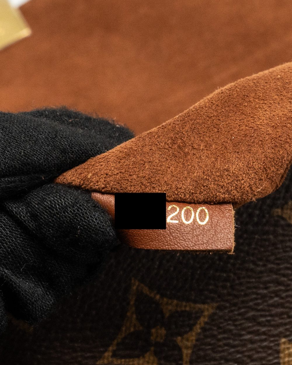 AAA Replica Louis Vuitton LV LOCK BB MONOGRAM CANVAS BROWN GHW