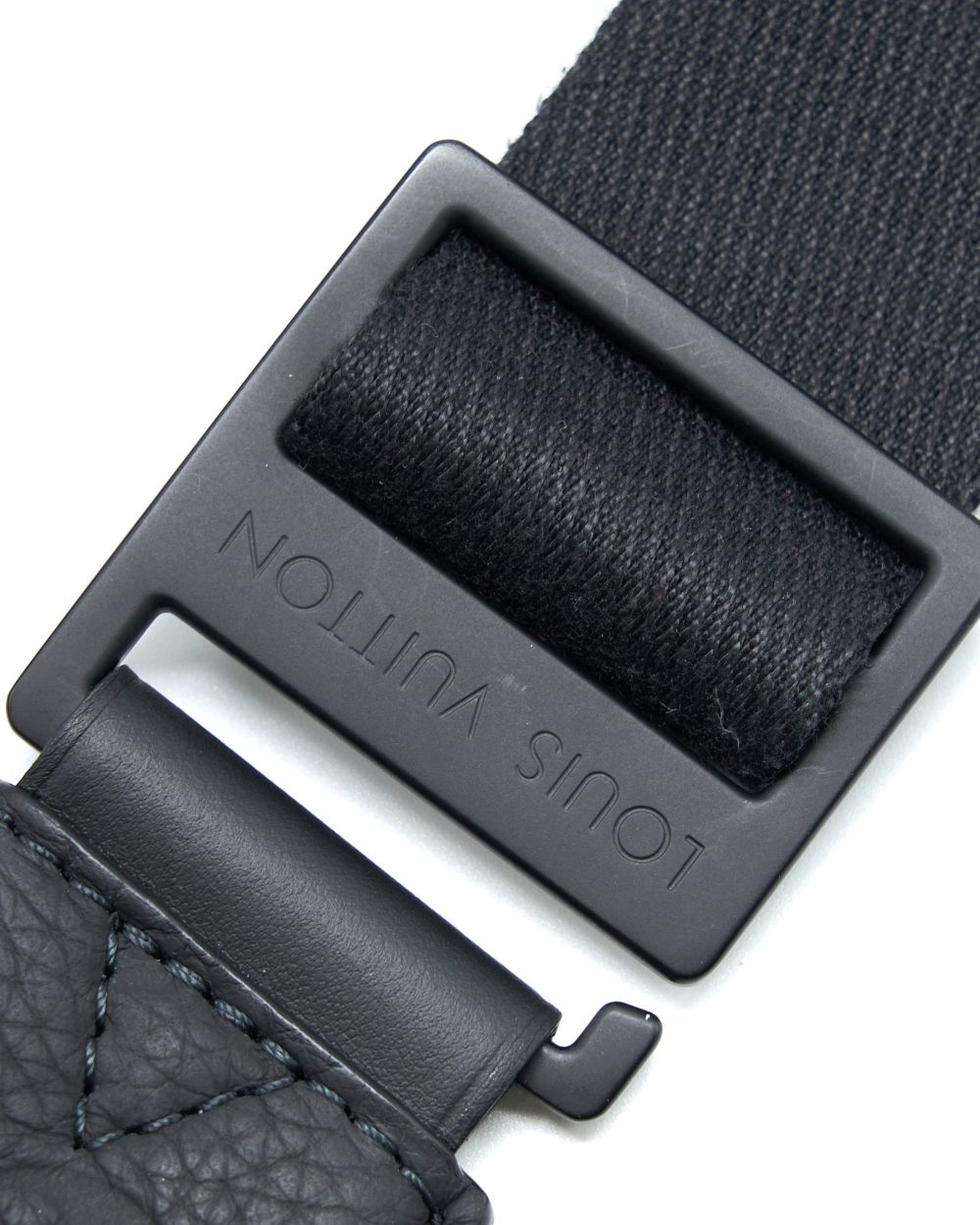 AAA Replica Louis Vuitton LV S LOCK SLINGBAG MONOGRAM-EMBOSSED TAURILLON BLACK BLACK HARDWARE (NEW VERSION)