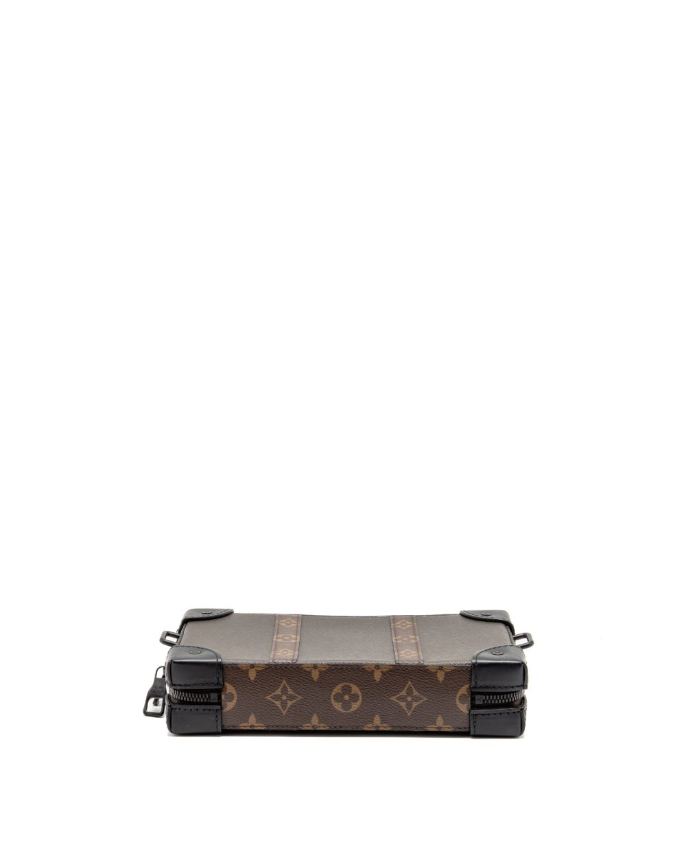 AAA Replica Louis Vuitton LV SOFT TRUNK WALLET TAIGA / MONOGRAM CANVAS KHAKI GREEN BLACK HARDWARE