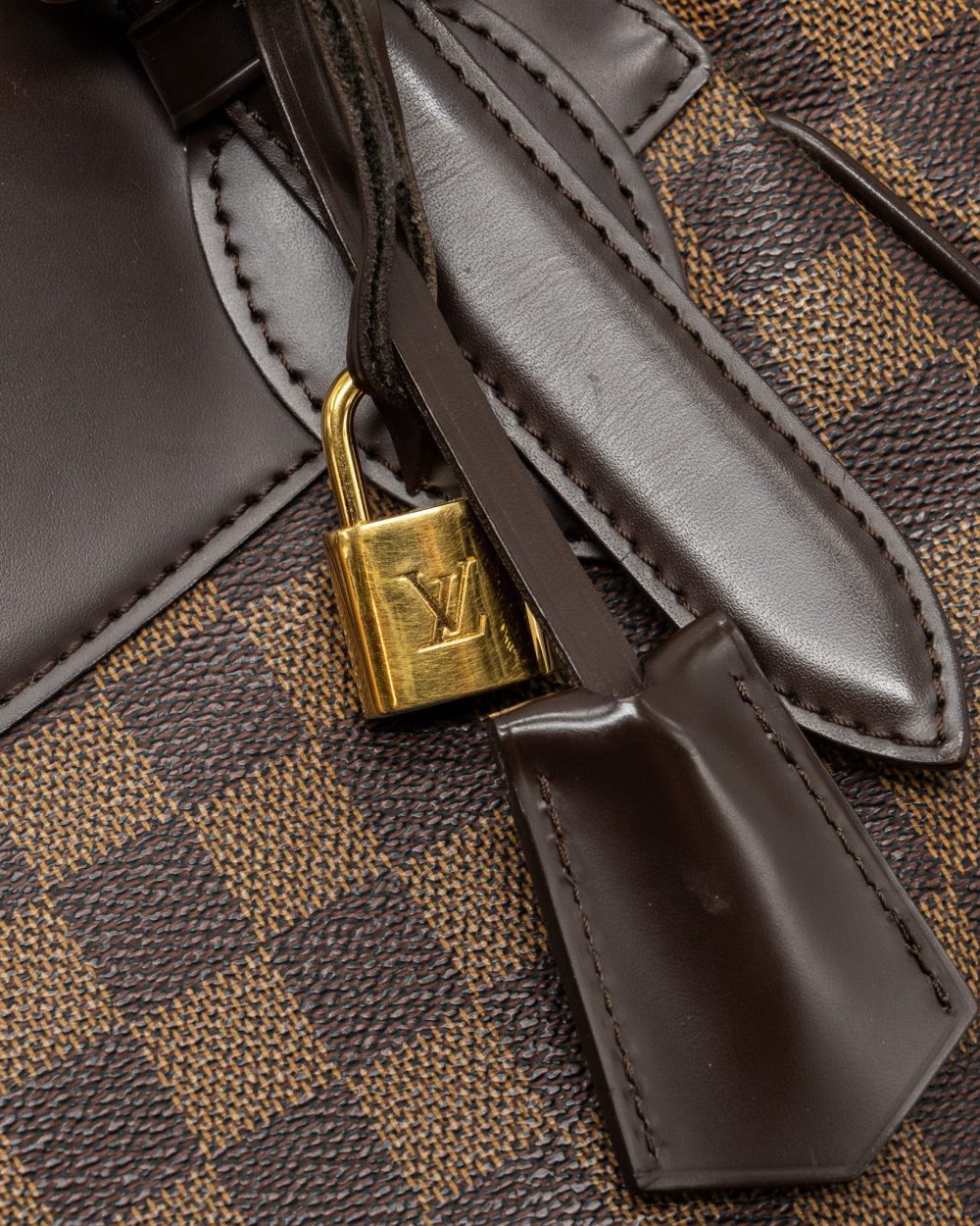 AAA Replica Louis Vuitton LV TOTE BAG DAMIER EBENE GHW