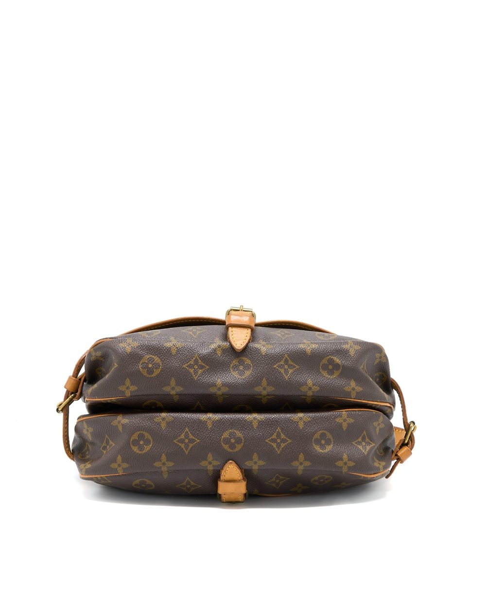 AAA Replica Louis Vuitton LV VINTAGE SAUMUR CLOTH CROSSBODY BAG MONOGRAM CANVAS GHW