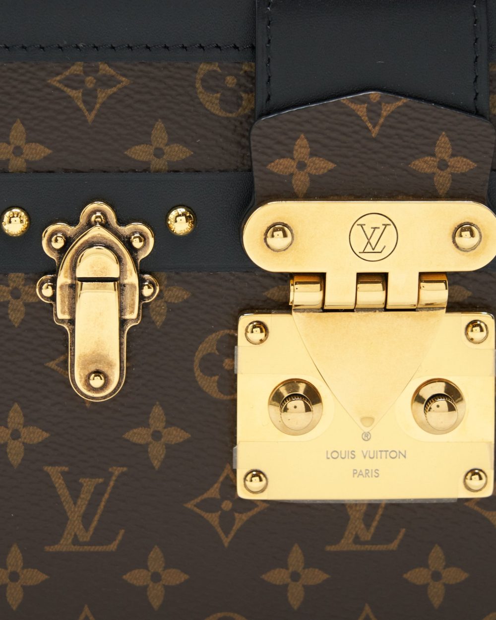 AAA Replica Louis Vuitton LV PETITE MALLE MONOGRAM CANVAS AND LEATHER GHW