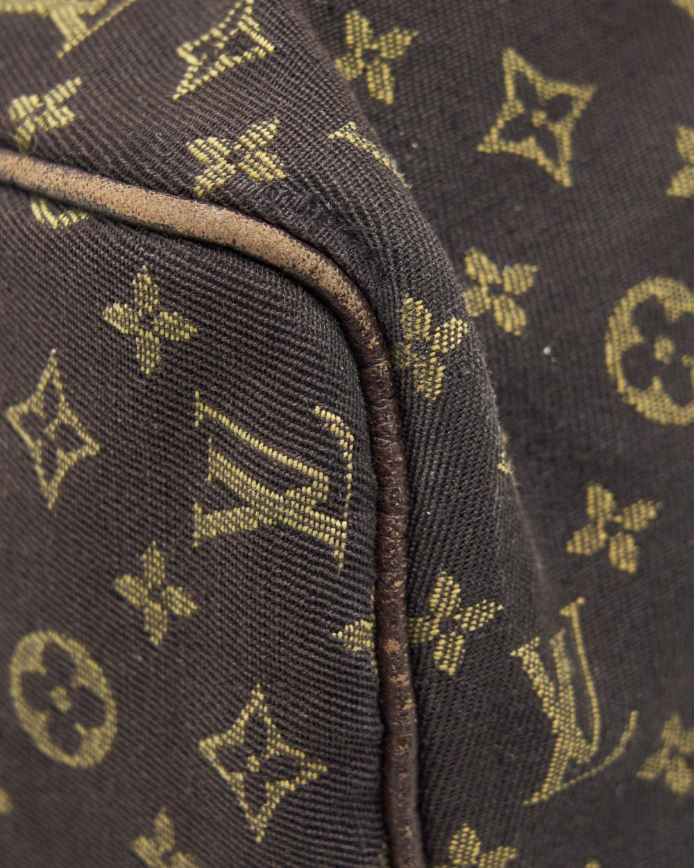 AAA Replica Louis Vuitton LV SPEEDY 30 MIN LIN MONOGRAM MINI BROWN GHW