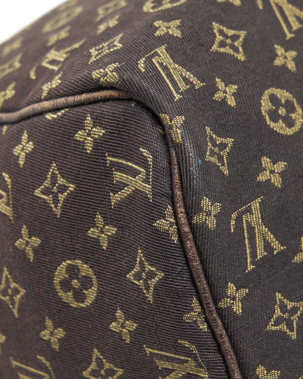 AAA Replica Louis Vuitton LV SPEEDY 30 MIN LIN MONOGRAM MINI BROWN GHW