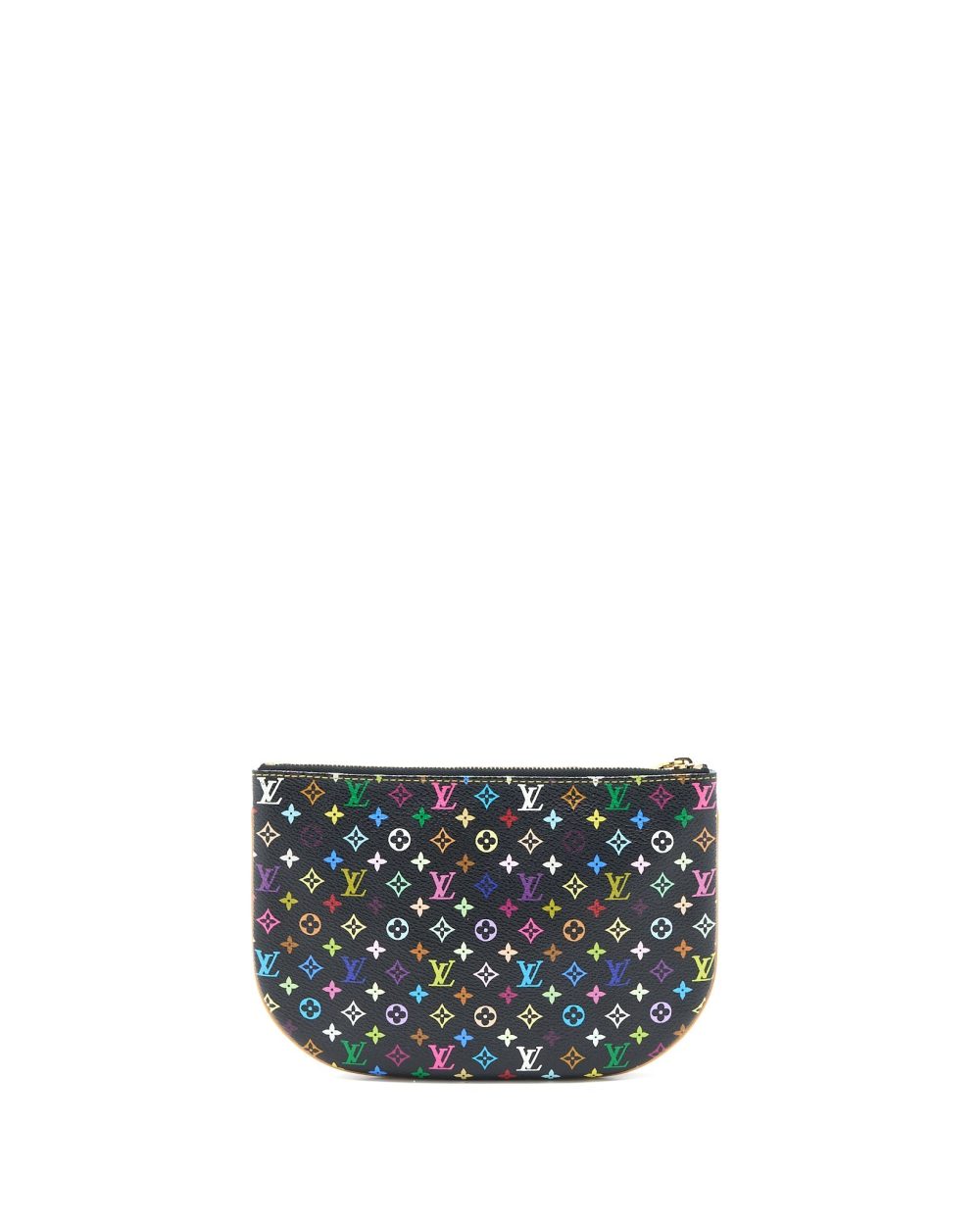 AAA Replica Louis Vuitton LV VINTAGE CLUTCH BLACK/MULTICOLOUR GHW