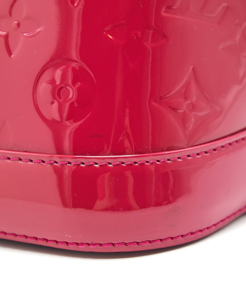 AAA Replica Louis Vuitton LV ALMA PM PATENT LEATHER INDIAN ROSE