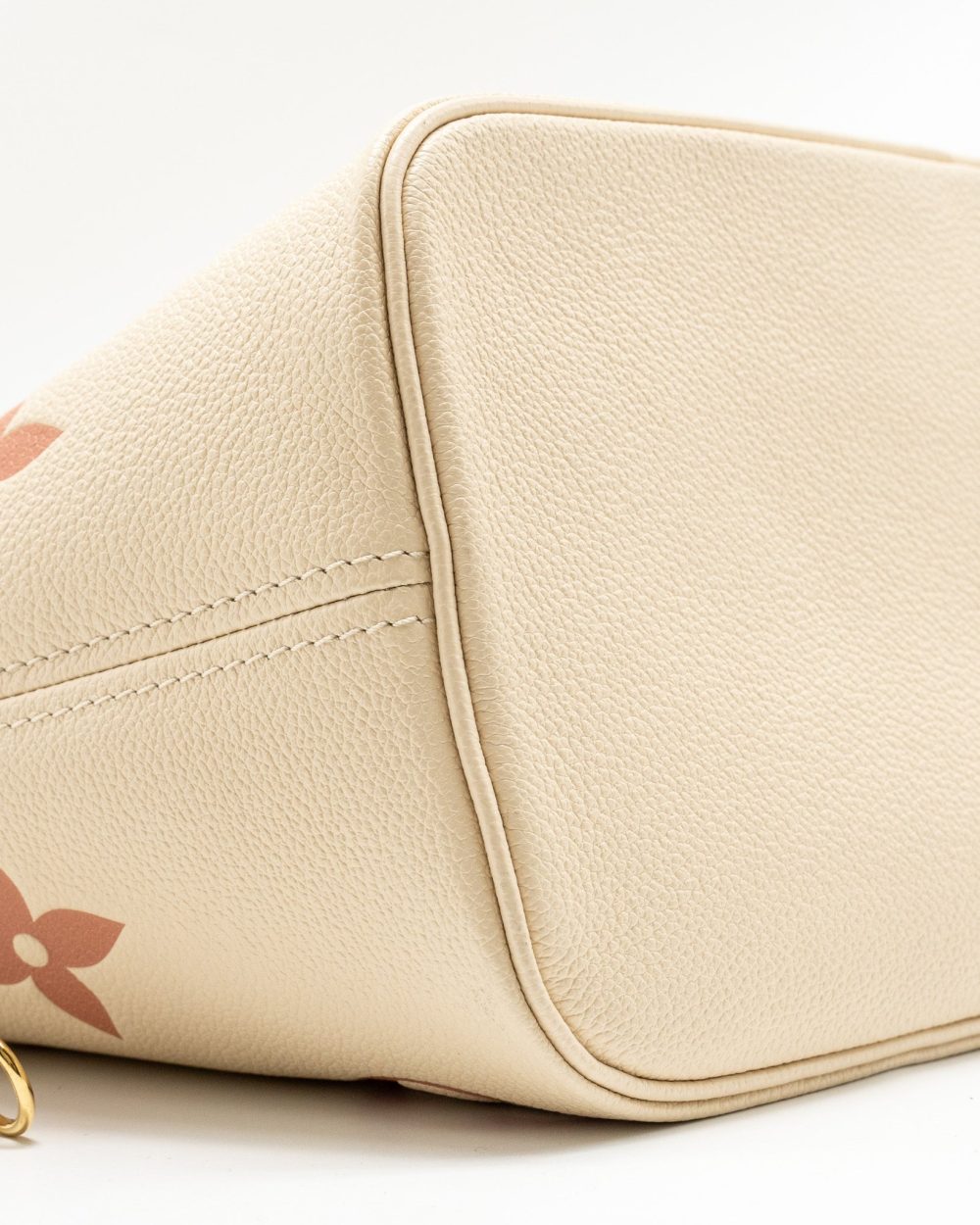 AAA Replica Louis Vuitton LV NEVERFULL MM MONOGRAM EMPREINTE CRÈME/ROSE TRIANON GHW