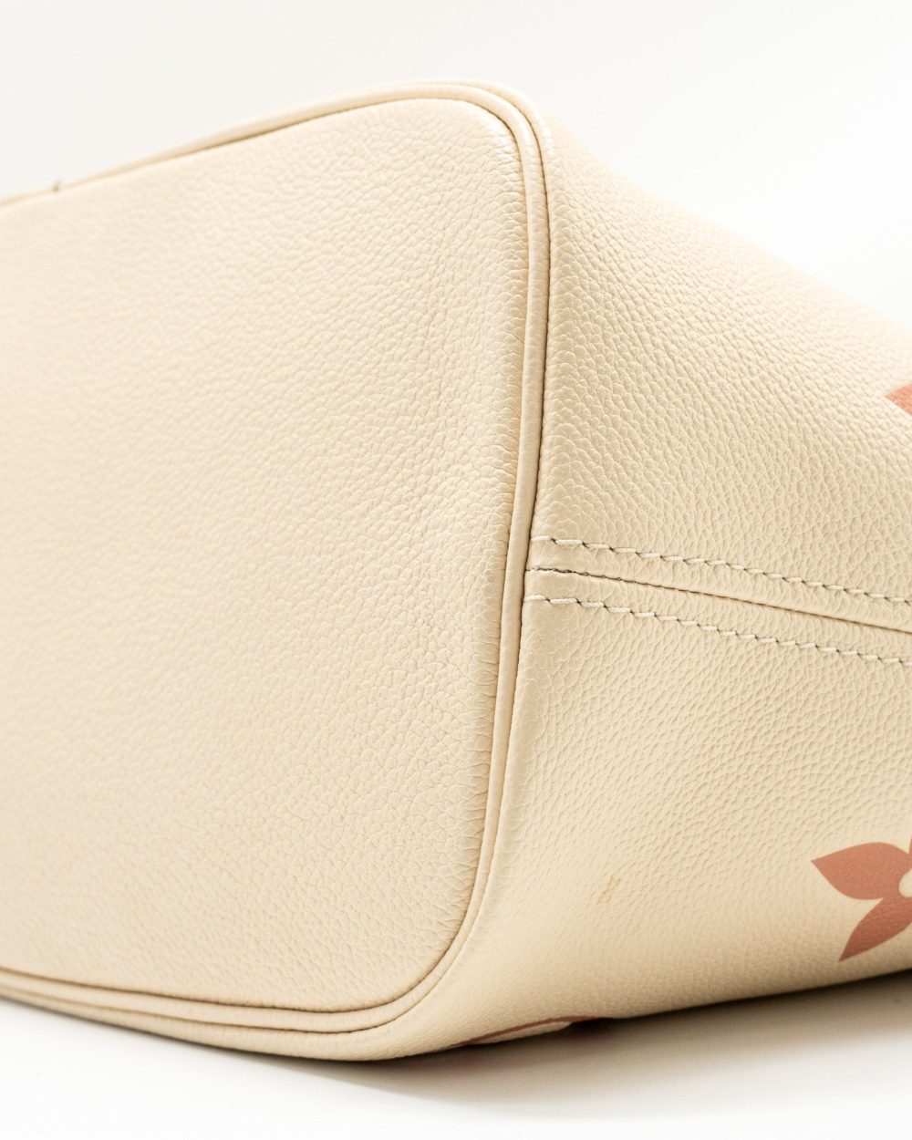 AAA Replica Louis Vuitton LV NEVERFULL MM MONOGRAM EMPREINTE CRÈME/ROSE TRIANON GHW