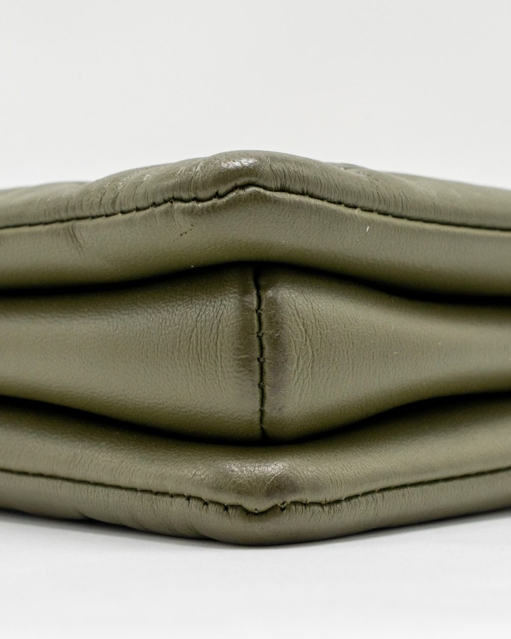 AAA Replica Louis Vuitton LV COUSSIN MM MONOGRAM-EMBOSSED PUFFY LAMBSKIN KHAKI GHW